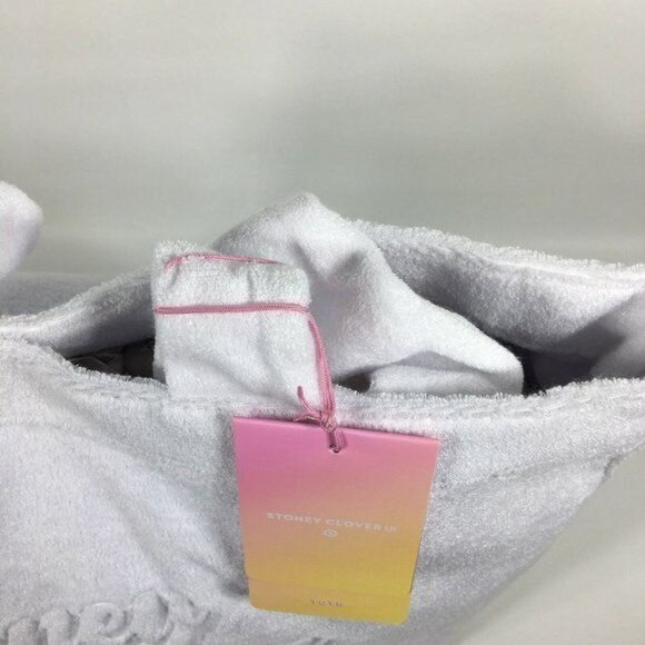 Stoney Clover Lane x Target Terry Cloth Embossed White Tote Bag - Picture 7 of 11